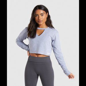 Gymshark power down crop long sleeve
